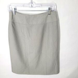 Worthington Women's Size‎ 6 Gray Mini Pencil Skirt Office Career